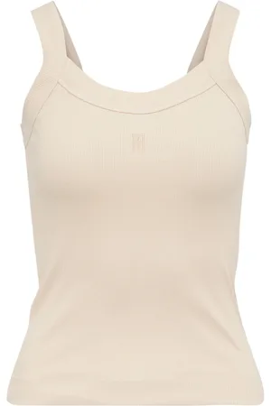 By Malene Birger Top, Dame, , XS, Bomuld, Bomuld Frillio Tank Top