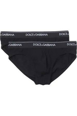Dolce & Gabbana Undertøj, Herre, Sort, 2XL, Bomuld, Luksus Sort Herreundertøjssæt