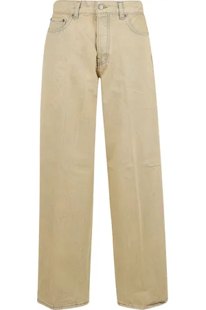 haikure Jeans, Dame, Gul, W25, Uld, Wide Leg Jeans Bethany