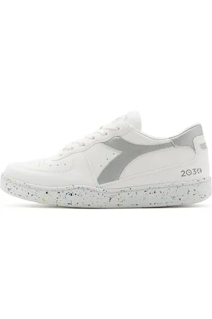 Diadora Sko, Herre, Hvid, 44 1/2 EU, 2030 Lav Top Sneakers Grå Navy