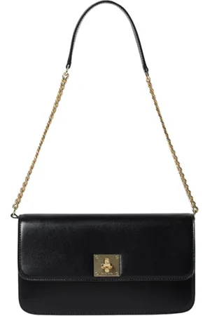 Golden Goose Taske, Dame, Sort, ONE SIZE, Uld, Sort Kæde Stropløs Taske