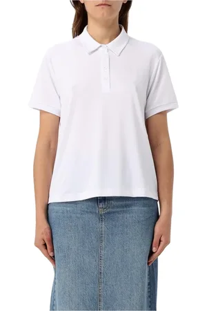 Blauer Top, Dame, Hvid, XS, Hvid Polo Skjorte Kort Ærme