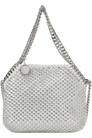 Stella McCartney Taske, Dame, Grå, ONE SIZE, Uld, Kæde Skuldertaske