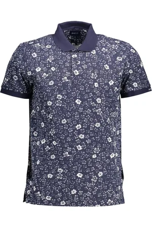 GANT Top, Herre, Blå, S, Bomuld, Ele kortærmet polo