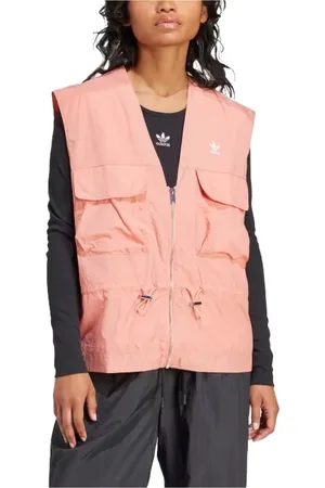 adidas Jakke, Dame, Lyserød, S, Uld, Stilfuld Vest til Kvinder