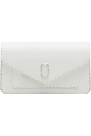 Marc Jacobs Taske, Dame, Hvid, ONE SIZE, Uld, Kuvertdesign Pung Taske