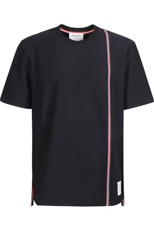 Thom Browne Top, Herre, Blå, XL, Bomuld, Klassisk T-shirt til hverdagsbrug