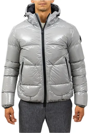 HERNO Jakke, Herre, Hvid, XL, Blank Bomberjakke