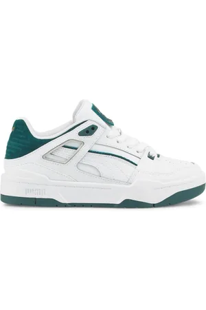 PUMA Sko, Herre, Flerfarvet, 37 EU, Hvide Slipstream Junior Sneakers