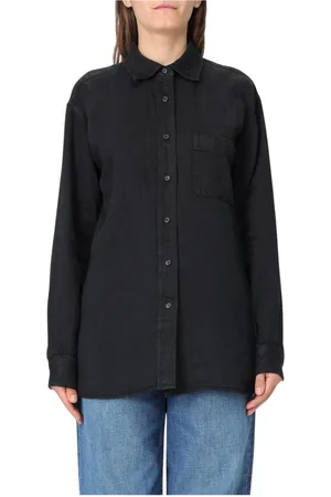The Row Bluser & Skjorter, Dame, Sort, XL, Elegant Sort Button-Up Skjorte