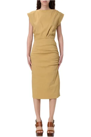 Pinko Kjole, Dame, Gul, S, Elegant Sky Dress