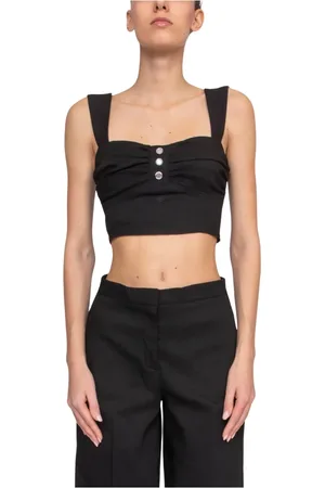 Pinko Top, Dame, Sort, 2XS, Sort Kvinders Top Z99