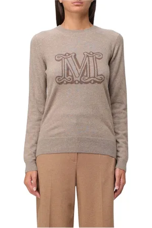 Max Mara Strik, Dame, , S, Cashmere, Luksuriøs Jacquard Cashmere Sweater