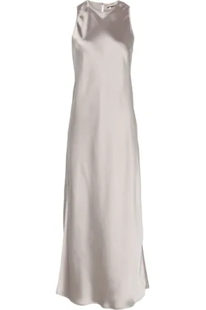 HERNO Kjole, Dame, Grå, S, Polyester, Elegant Grigio Kjole