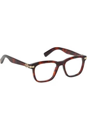 Cartier Tilbehør, Herre, Brun, 54 MM, Brune Acetatbriller til Mænd