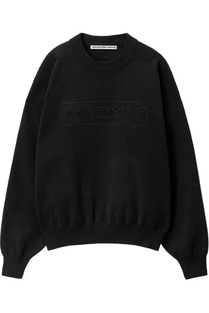 Alexander Wang Strik, Dame, Sort, S, Uld, Moderne Sweater til Mænd og Kvinder
