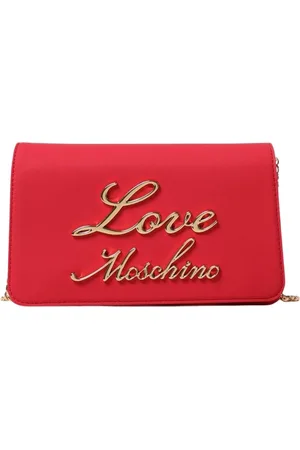 Moschino Taske, Dame, Rød, ONE SIZE, Uld, Rød Mini Taske med Stil