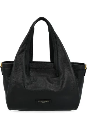 Gianni chiarini Taske, Dame, Sort, ONE SIZE, Uld, Sort læder skuldertaske Giulia