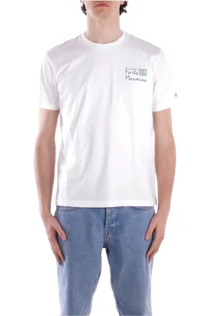 MC2 SAINT BARTH Top, Herre, Hvid, M, Bomuld, Logo Front T-shirts og Polos