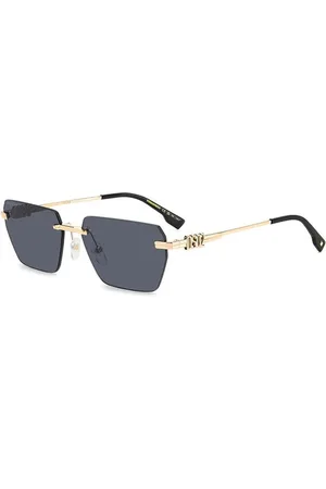 Dsquared2 Tilbehør, Dame, Sort, 58 MM, Uld, Sorte solbriller stilfuldt design