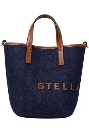 Stella McCartney Taske, Dame, Blå, ONE SIZE, Denim, Denim Tote Taske Elegant Valg