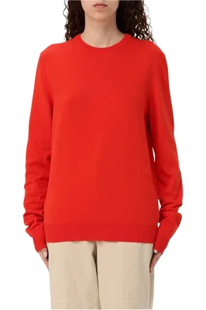 add Strik, Dame, , L, Bomuld, Himmelblå Strikket Crew Neck Sweater