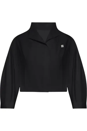 Givenchy Bluser & Skjorter, Dame, Sort, XS, Bomuld, Sort Kravebluse til Kvinder