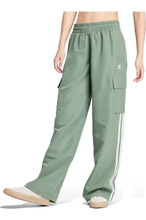 adidas Bukser, Dame, Grøn, L, Tyl, 3S Cargo Pants til Kvinder