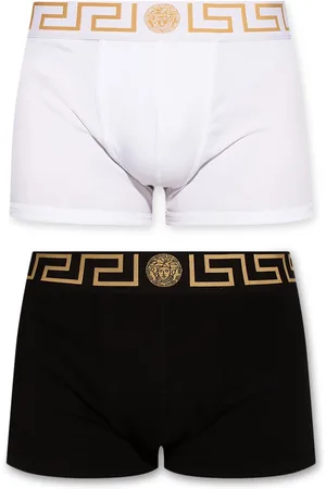 VERSACE Undertøj, Herre, Flerfarvet, XL, Bomuld, Boxershorts to-pakning med Medusa
