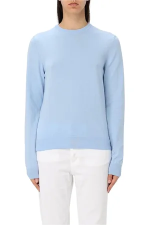 add Strik, Dame, Blå, M, Cashmere, Himmelblå Cashmere Crew Neck Sweater