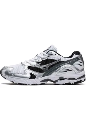 Mizuno Sport, Herre, Hvid, 46 EU, Læder, Hvide Sølv Retro Løbesko