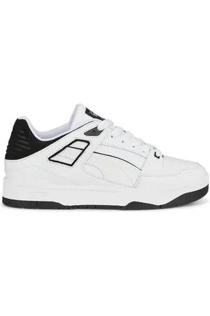 PUMA Sko, Herre, Hvid, 46 EU, Læder, Slipstream Basketball Sko
