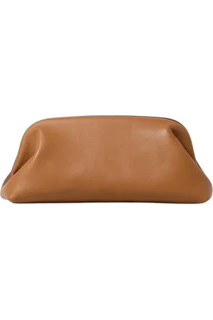 Serafini Taske, Dame, Brun, ONE SIZE, Læder, Brun læderclutch taske