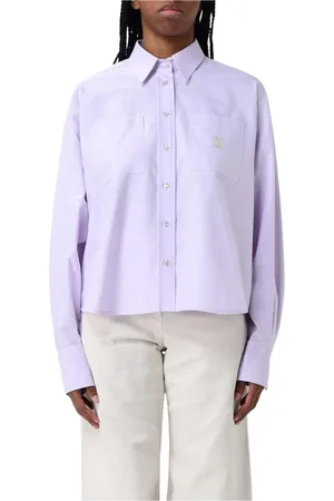 Brunello Cucinelli Bluser & Skjorter, Dame, Lyserød, M, Bomuld, Elegant Collared Shirt