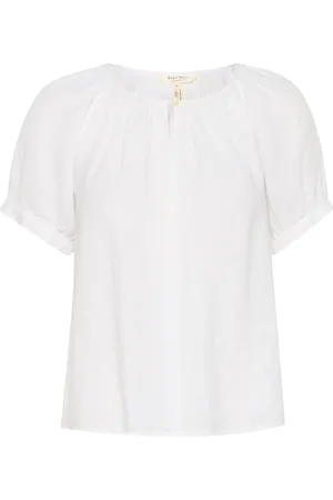 Part Two Bluser & Skjorter, Dame, Hvid, 2XS, Feminin Hørbluse Bright