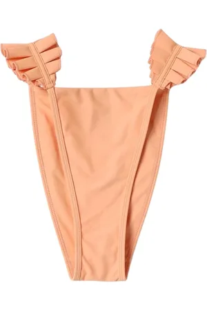 Andrea Iyamah Badetøj, Dame, Lyserød, XS, Uld, Ruffled Bikini Underdele