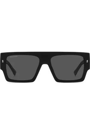 Dsquared2 Tilbehør, Dame, Sort, 57 MM, Uld, Sorte solbriller Stilfuld model