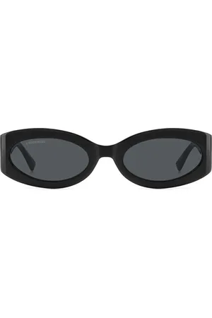 Dsquared2 Tilbehør, Dame, Sort, 54 MM, Uld, Sorte solbriller stilfulde kvinders tilbehør