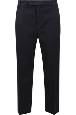 Thom Browne Bukser, Herre, Blå, M, Bomuld, Elegant Kort Bomuld Bukser