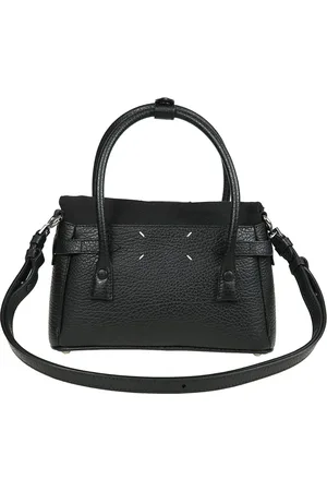 Maison Margiela Taske, Herre, Sort, ONE SIZE, Uld, Sort tote taske med lynlåslukning
