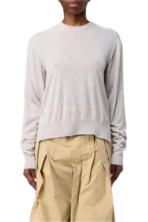 Jil Sander Strik, Dame, , XS, Crew Neck Pullover Sweater