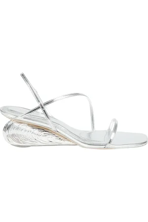 Simkhai Sko, Dame, Grå, 37 EU, Skal Kile Sandal med Stropper