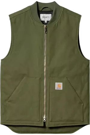 Carhartt Jakke, Herre, Grøn, S, Bomuld, Klassisk Vest Tarragon Rigid