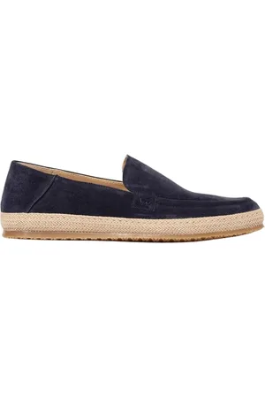 Stuart Weitzman Sko, Herre, Blå, 40 EU, Beige Espadrille Loafer Casual Sko