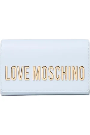 Moschino Taske, Dame, Blå, ONE SIZE, Uld, Elegant Himmelblå Minitaske