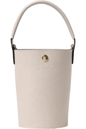 Longchamp Taske, Dame, , ONE SIZE, Læder, Kornet Læder Mini Bucket Taske