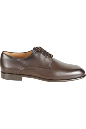 Salvatore Ferragamo Sko, Herre, Brun, 40 1/2 EU, Læder, Snøresko Derby