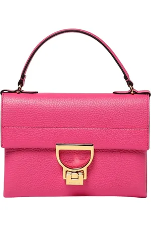 Coccinelle Taske, Dame, Lyserød, ONE SIZE, Læder, Metallic Læder Clutch