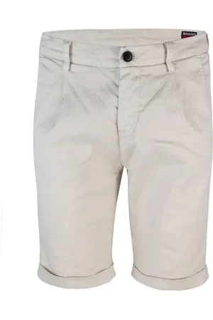 Masons Shorts, Herre, Hvid, L, Bomuld, Hvide Linnedbomuld Bukser