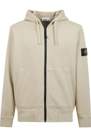 Stone Island Sweathshirts & Hoodies, Herre, , S, Bomuld, Hættetrøje med lynlås